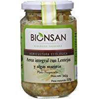 Bionsan 4241150 Arroz Integral con Lentejas y Algas Ecológico - 6 Botes de 220 gr - Total: 1320 gr